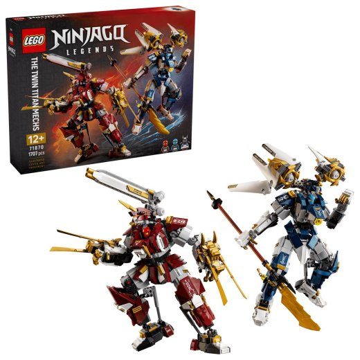 LEGO NINJAGO 71870 Dvynių titano mechai