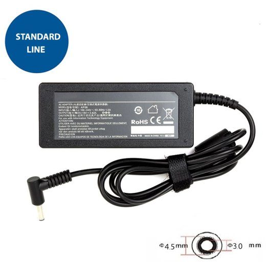 Arvuti laadija AS65F4530 Asus jaoks 19V / 3.42A / 65W