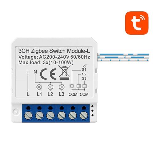 Avatto LZWSM16-W3 WiFi tarvikluukivi moodul TUYA ilma neutraalita