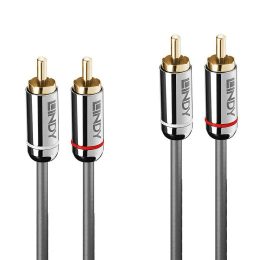 10M Dual Phono Cable, Cromo Line