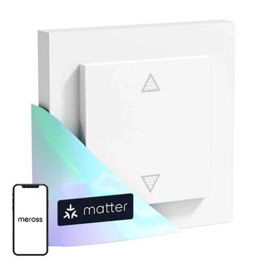 Meross MRS105MA-EU WiFi nutikas rullkardinlüliti (Matter)