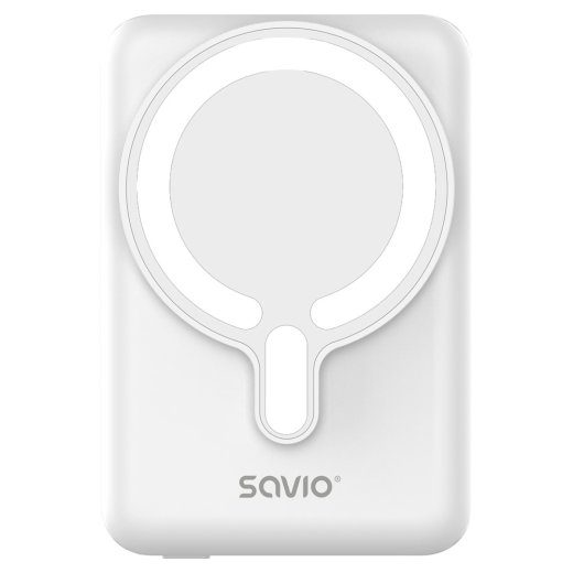 Savio BA-13 10000 mAh juhtmeta laetav akuvalik valge