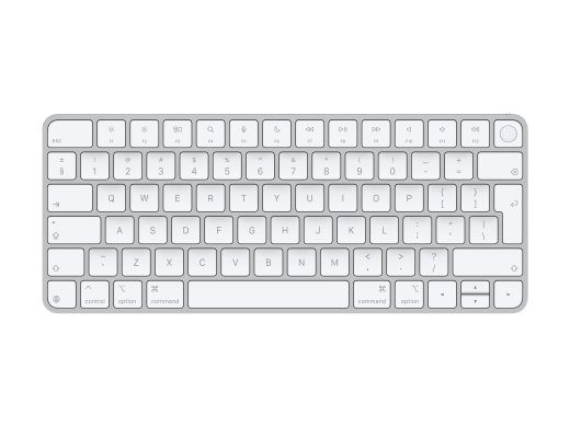 Apple Magic Klaviatuur Touch ID-ga Mac mudelitele MXCK3Z/A Kompaktne Klaviatuur Juhtmevaba Bluetooth Valge