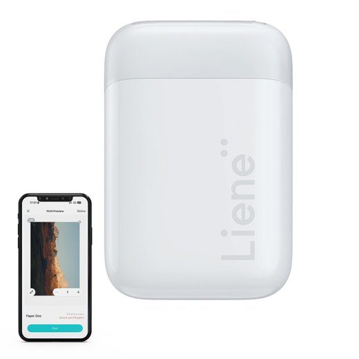 Liene Pearl 2x3" nešiojama nuotraukų spausdintuvas (baltas)