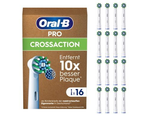 Oral-B Pro Cross Action Hammustuspead Valge, 16 tk.