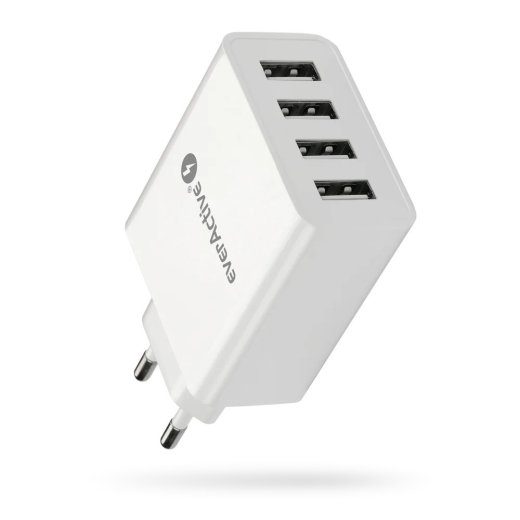 EVERACTIVE SC-400 4 x USB 5A valge laadija