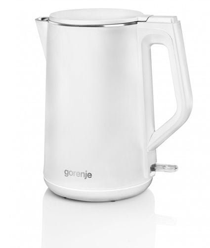 Gorenje veekann K15DWW Elektriline 2200 W 1,5 L Plast/metall 360° pööratav alus Valge