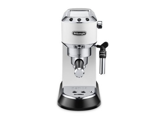 Delonghi Dedica Pump Espresso EC685W Siurblio slėgis 15 bar Įmontuotas pieno putotuvė Pusiau automatinis 1300 W Baltas