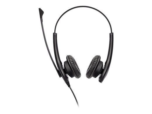 Jabra BIZ 1100 USB Duo Wired Headphones, Black