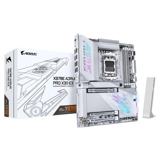 GIGABYTE X870E A PRO X ICE AM5 4xDDR5 4xSATA 4xM.2