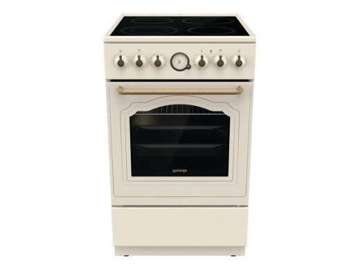 Gorenje Cooker GECS5B70CLI Hob type Vitroceramic Oven type Electric Beige Width 50 cm Depth 59.4 cm Energy efficiency class A 70 L