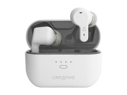 Creative Zen Air Pro belaidės TWS ausinės Juodos Baltos