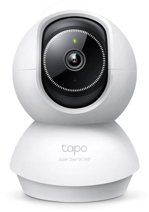 TP-Link Tapo Pööre/Kaldur AI Kodu turva Wi-Fi kaamera SPETS: 3K 5MP (2880×1620), 2.4 GHz, Horisontaalne 360º