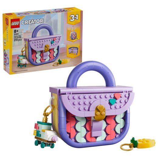 LEGO CREATOR 3 IN 1 31391 Meninė madinė krepšytė su saugykla