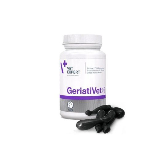 VETEXPERT GeriatiVet Kassi - vanematele kassidele toetav preparaat - 60 kapslit.