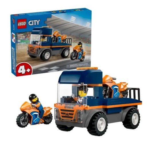 LEGO CITY 60491 Motociklų transporto priemonė konstruktorius