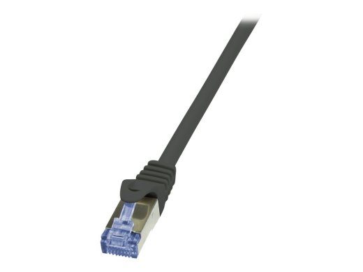 LogiLink PrimeLine CAT 6a SFTP 2m Patch kaabel Must