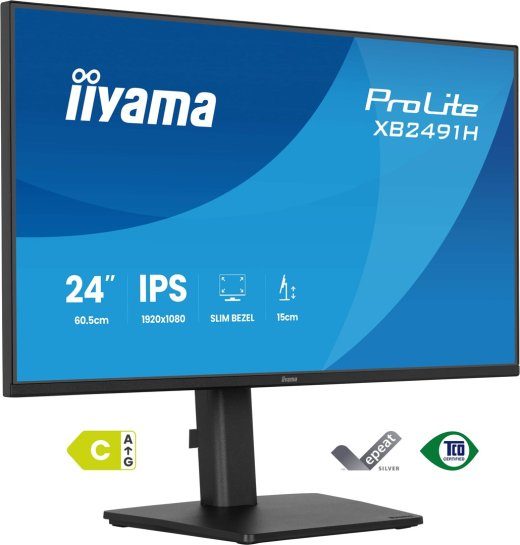 iiyama ProLite XB2491H-B1 23.8-tolline Full HD LCD must monitor