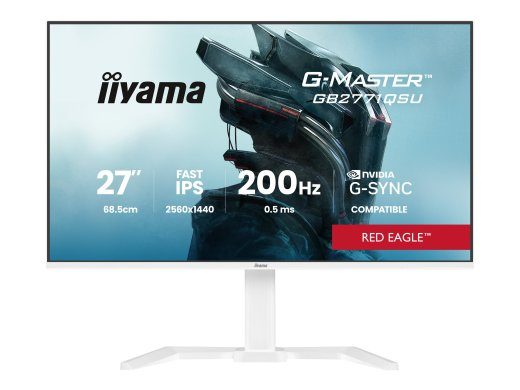 iiyama G-MASTER Red Eagle GB2771QSU-W1 27 Fast IPS 2560 x 1440 (2K) HDMI DisplayPort 200Hz