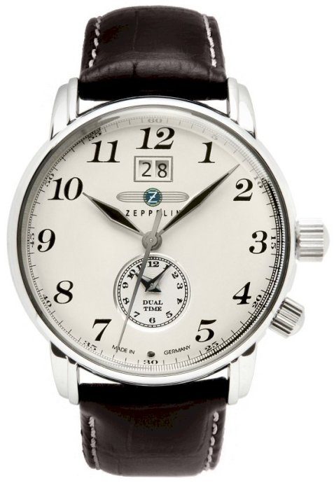 ZEPPELIN LZ127 Graf Zeppelin Dual Time meeste käekell 7644-5