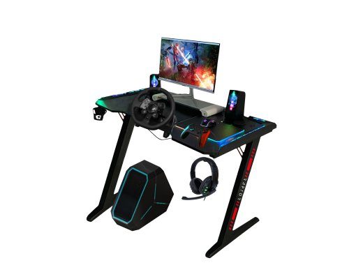 Raptor Gaming GT-100 RGB Tugev terasest mängutorn