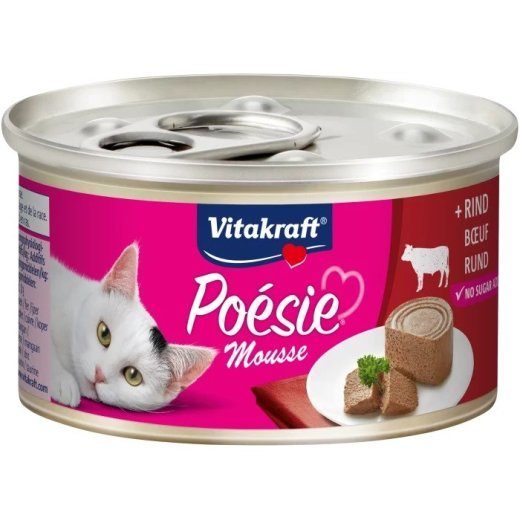 VITAKRAFT Poésie Mousse Veiseliha - märgkassitoit - 85g