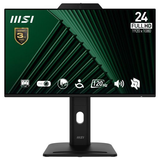 LCD Monitorius MSI PRO MP242PMG 23.8" Verslo panelė IPS 1920x1080 16:9 120 Hz 1 ms Garsiakalbiai PROMP242PMG