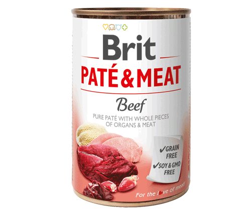 BRIT Paté & Meat veiselihaga - märg koeratoit - 400g