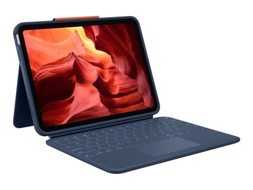 Logitech Rugged Combo 4 Touch klaviatūra ir folio dėklas su laidu Pan Nordic