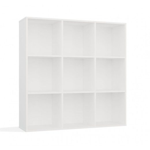 MALAX 3x3 valge riiuliühik