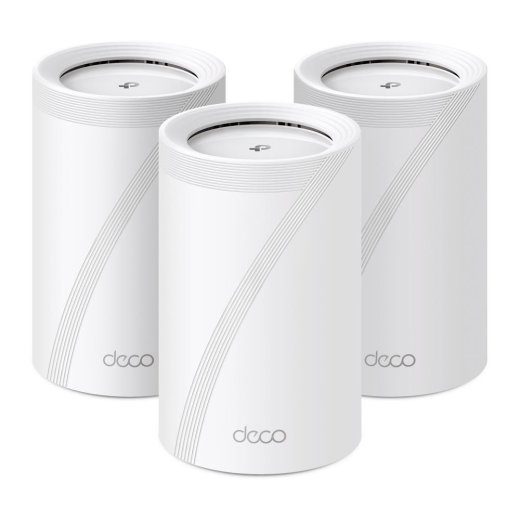Wii-Fi Router TP-LINK Tootjatüüp Mesh süsteem Qtty 3 tk(i) Wi-Fi riba Tri-band (2.4 GHz / 5 GHz / 6 GHz) Wi-Fi 7 (802.11be) Ethernet WAN Jah 4xE