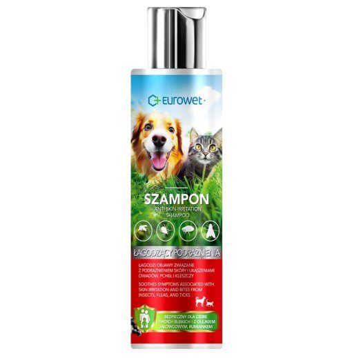 EUROWET Naha ärritus - šampoon koertele ja kassidele - 200ml