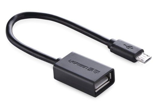 UGREEN 10396 USB 2.0 Kaabel USB A kuni Micro-USB B 0.12 m 0.48 Gbit/s / must