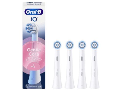 Oral-B iO Gentle Care Hammustuspead Valge, 4 tk.