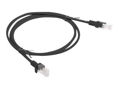 Lanberg Patchkaabel - CAT 6 RJ-45 - isane 1 m must RAL 9004