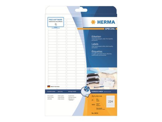 HERMA erimärgid 25.4 x 8.5 mm, 5600 märgi