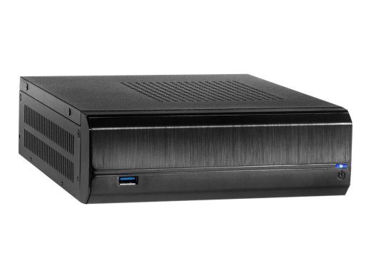 Inter-Tech JX-500 Mini ITX must madala profiiliga