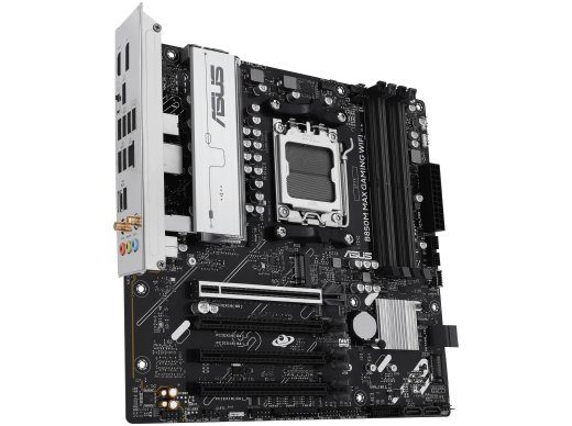 ASUS B850M MAX GAMING WIFI mATX AM5 pesa AMD B850