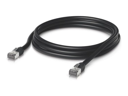Ubiquiti UISP CAT 5e kaitsega keerutatud paar (STP) 3m paetkaabel must
