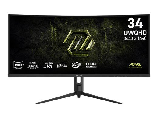 MSI MAG 342CQRF E20 34 UltraWide Rapid VA 3440 x 1440 200Hz HDMI DisplayPort