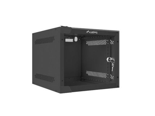 LANBERG 10'' seinakülje paigaldatav racki kapsas 4U Must