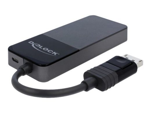 DeLock DisplayPort 1.4 Splitter 1 x DisplayPort kuni 3 x HDMI MST Video/Audio Splitter HDMI/DisplayPort