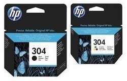 HP 304 Color (Cyan, Magenta, Yellow) Pigmented Black Ink 3JB05AE
