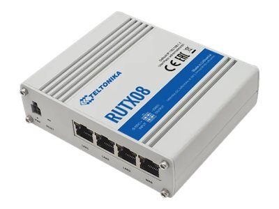 Teltonika RUTX08 Router 4-port switch Cabling