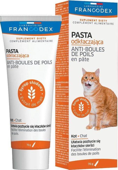 FRANCODEX Anti Hairball pasta kassidele - 70g