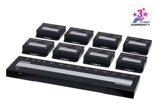 ATEN VS1828KIT-AT-G 2x Port KVM Lüliti