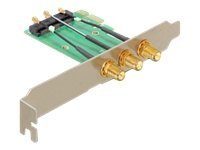 DeLOCK Mini PCI Express to PCI Express x1 3 RP-SMA porti laienduskaart