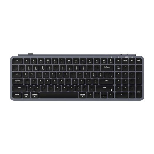 Keychron B2 Pro - JAV išdėstymas - Ultra Low Profile Scissor - Space Grey belaidis klaviatūra