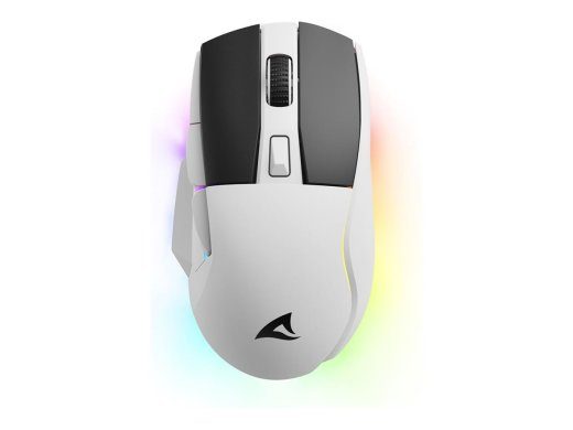 Sharkoon SKILLER SGM50W optiline juhtmevaba kaabel valge
