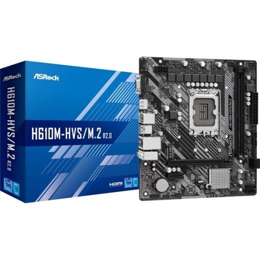 ASRock H610M-HVS/M.2 R2.0 Micro-ATX LGA1700 Intel H610 Motherboard